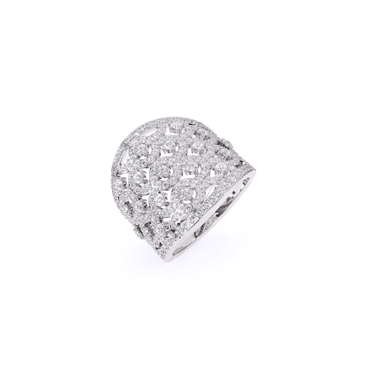 Luxury Round Cut Lab Grown Diamond Ring